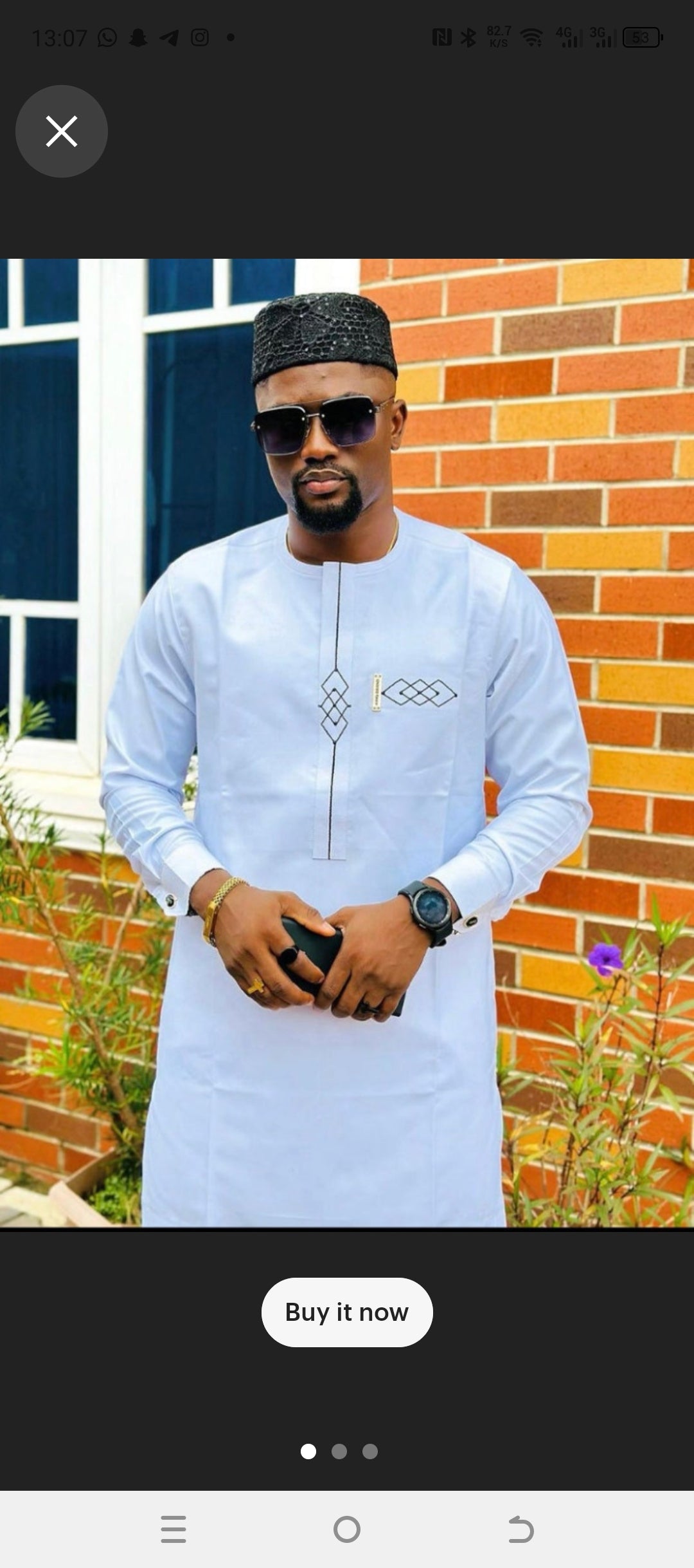 mens formal african apparel