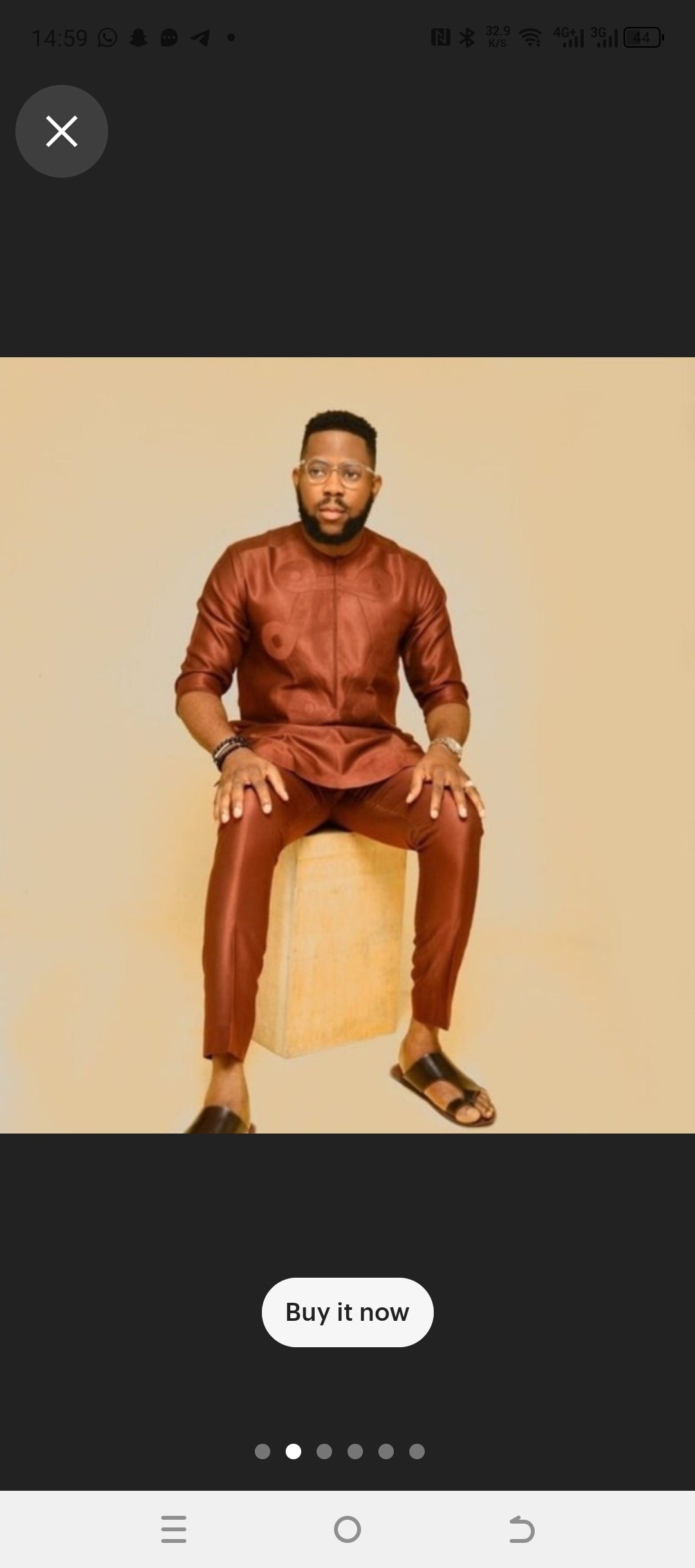 sleek mens african clothing