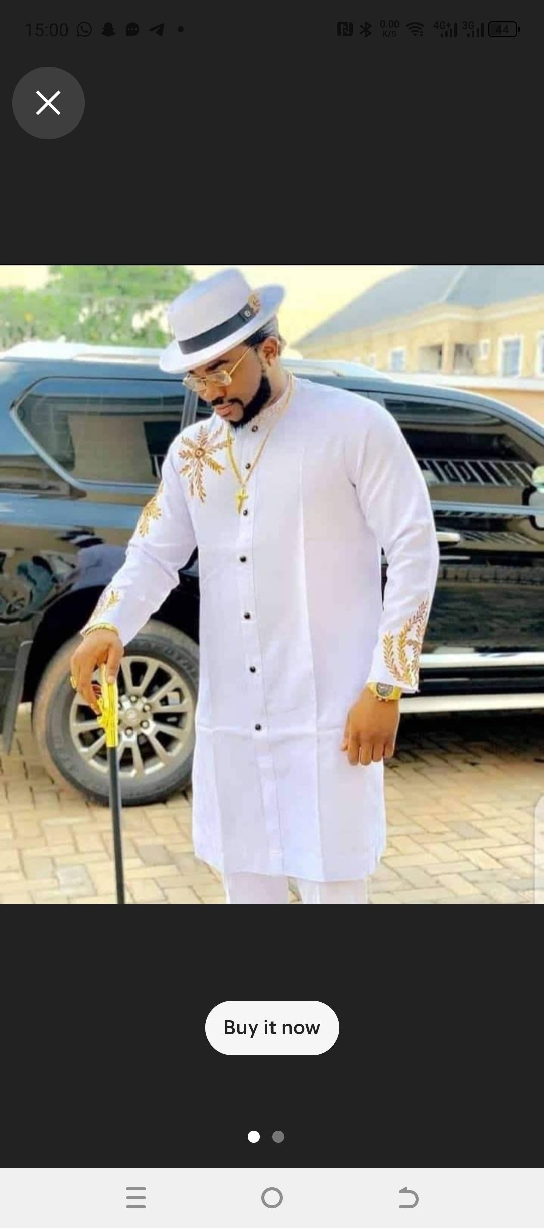 Traditional african wedding groom attire