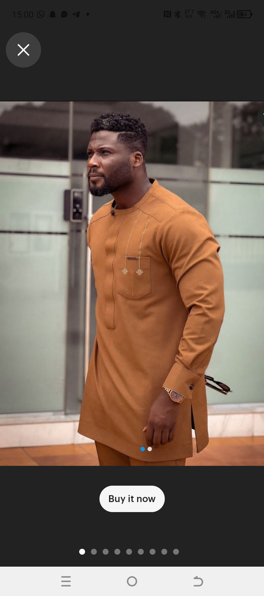 Elegant african mens clothing