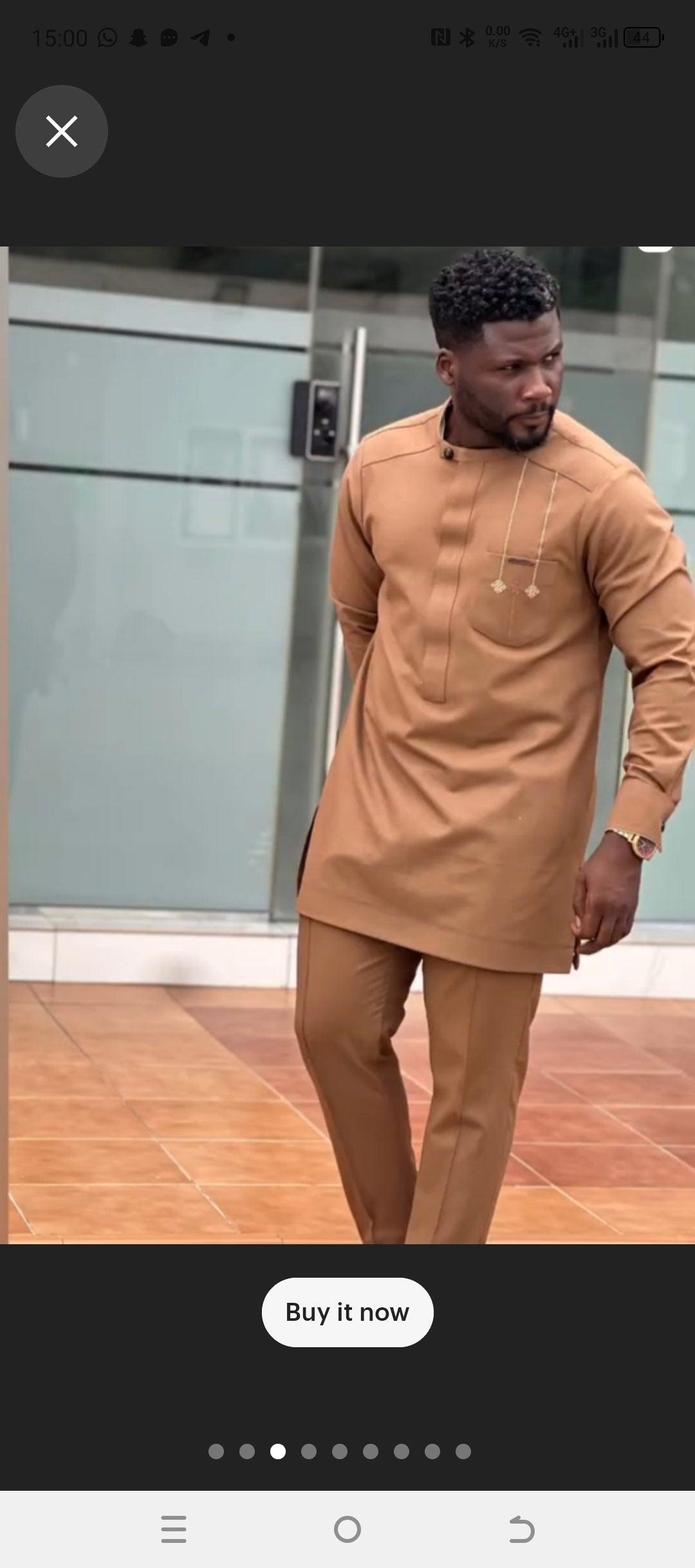 Elegant african mens clothing