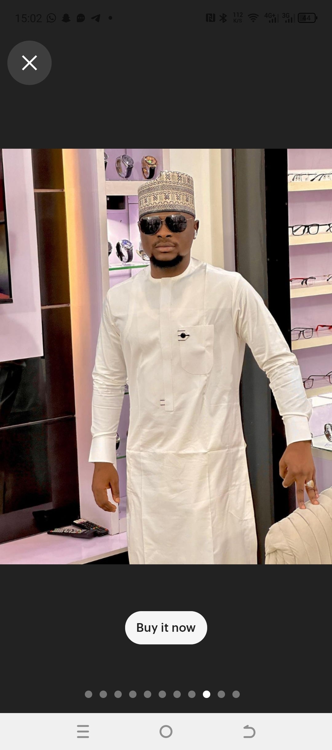 white attire for men