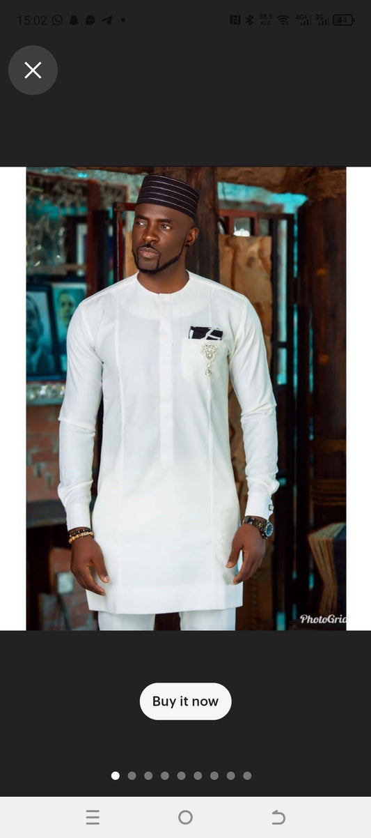 white african mens apparel