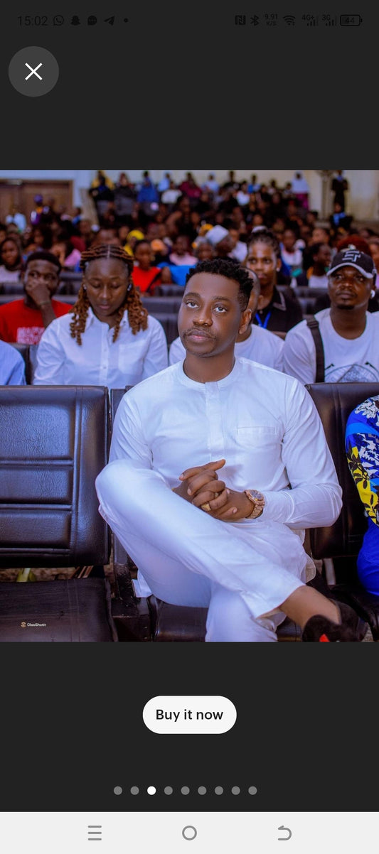 all white african thanksgiving clothing