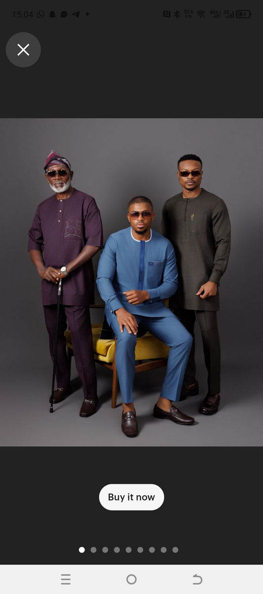trendy african mens outfit sets