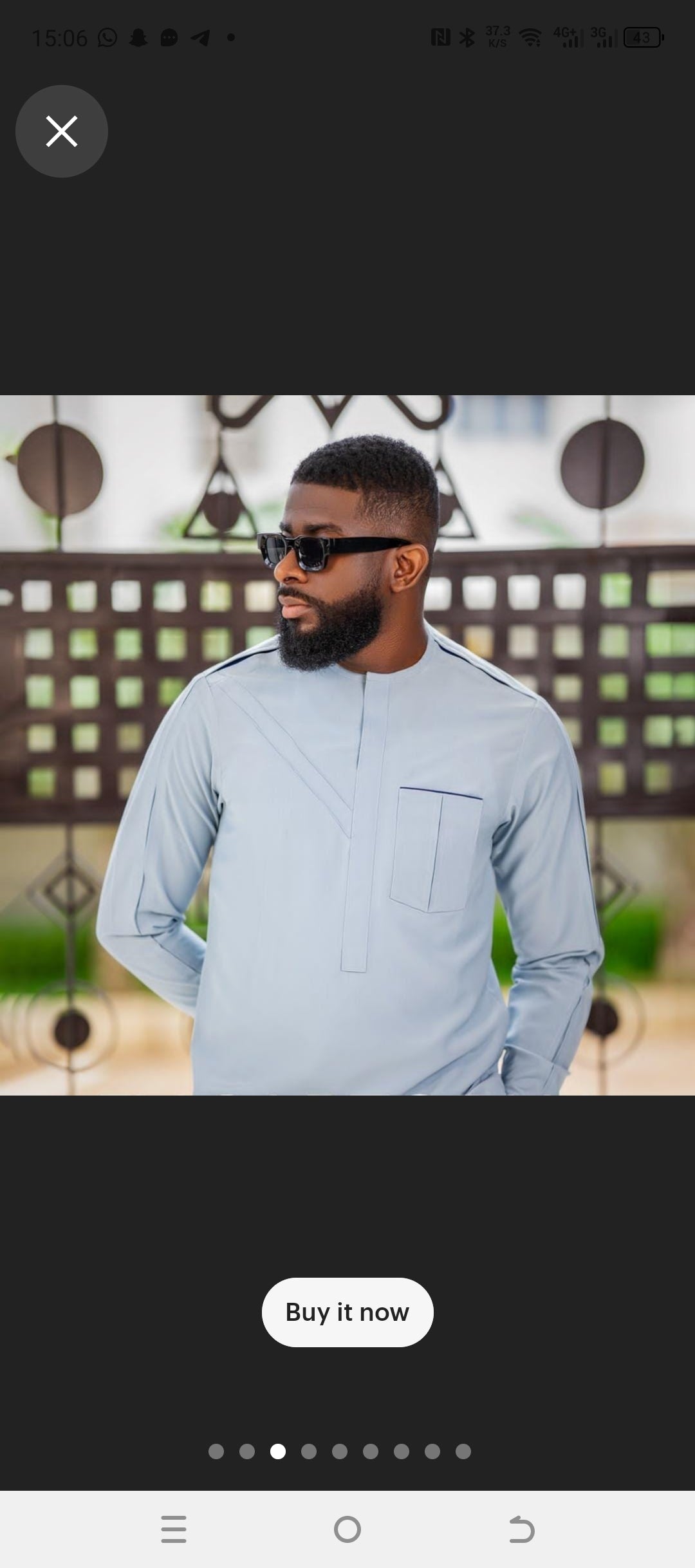 Ceremonial african clothing sets