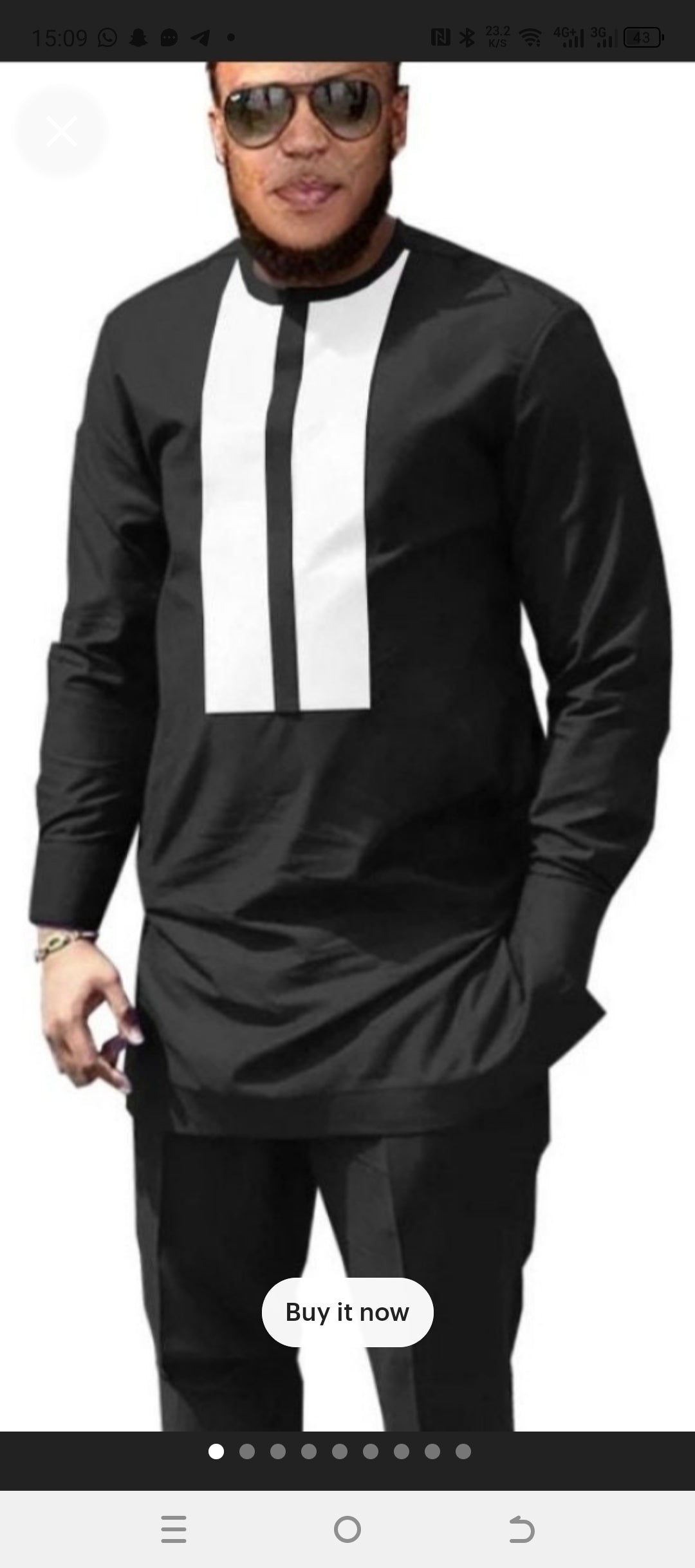 black and white mens dashiki