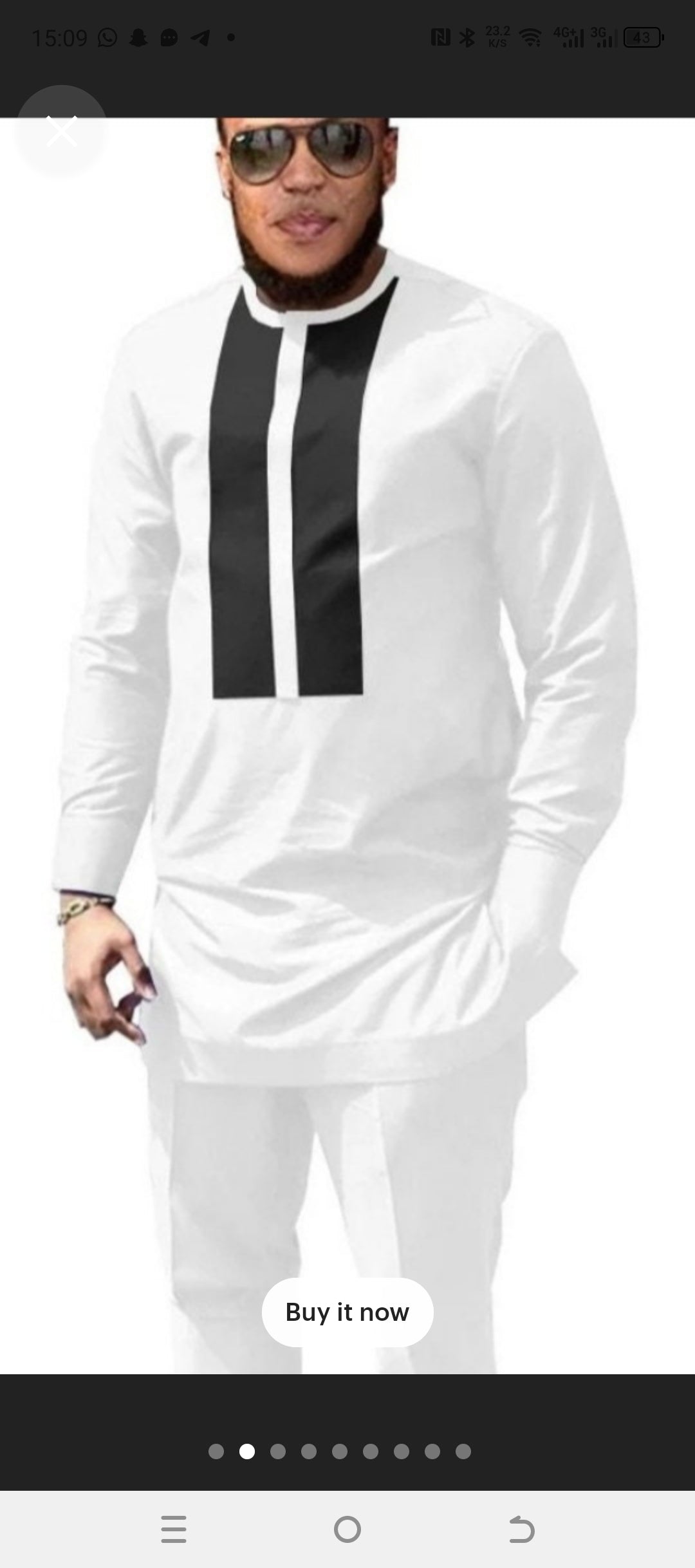 white and black mens dashiki