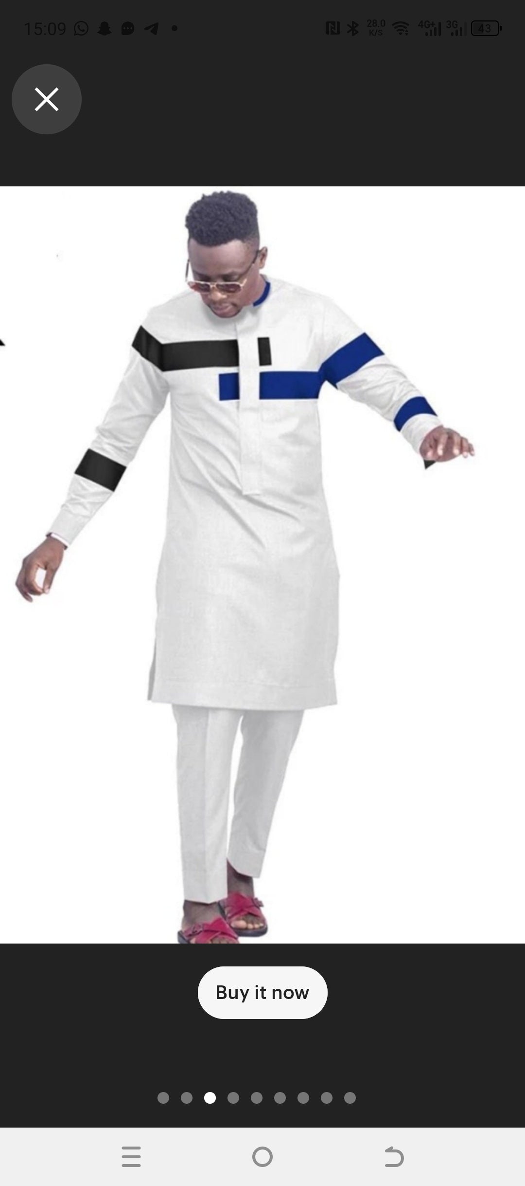 white and black patterned dashiki clothing