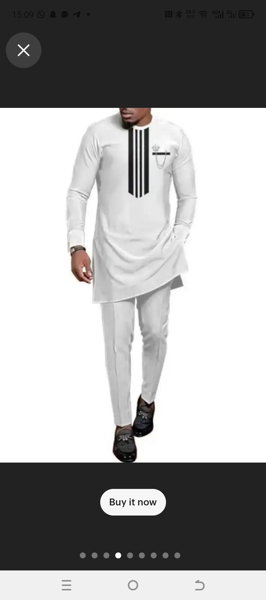 blueAfrican groomsmen dashiki wear