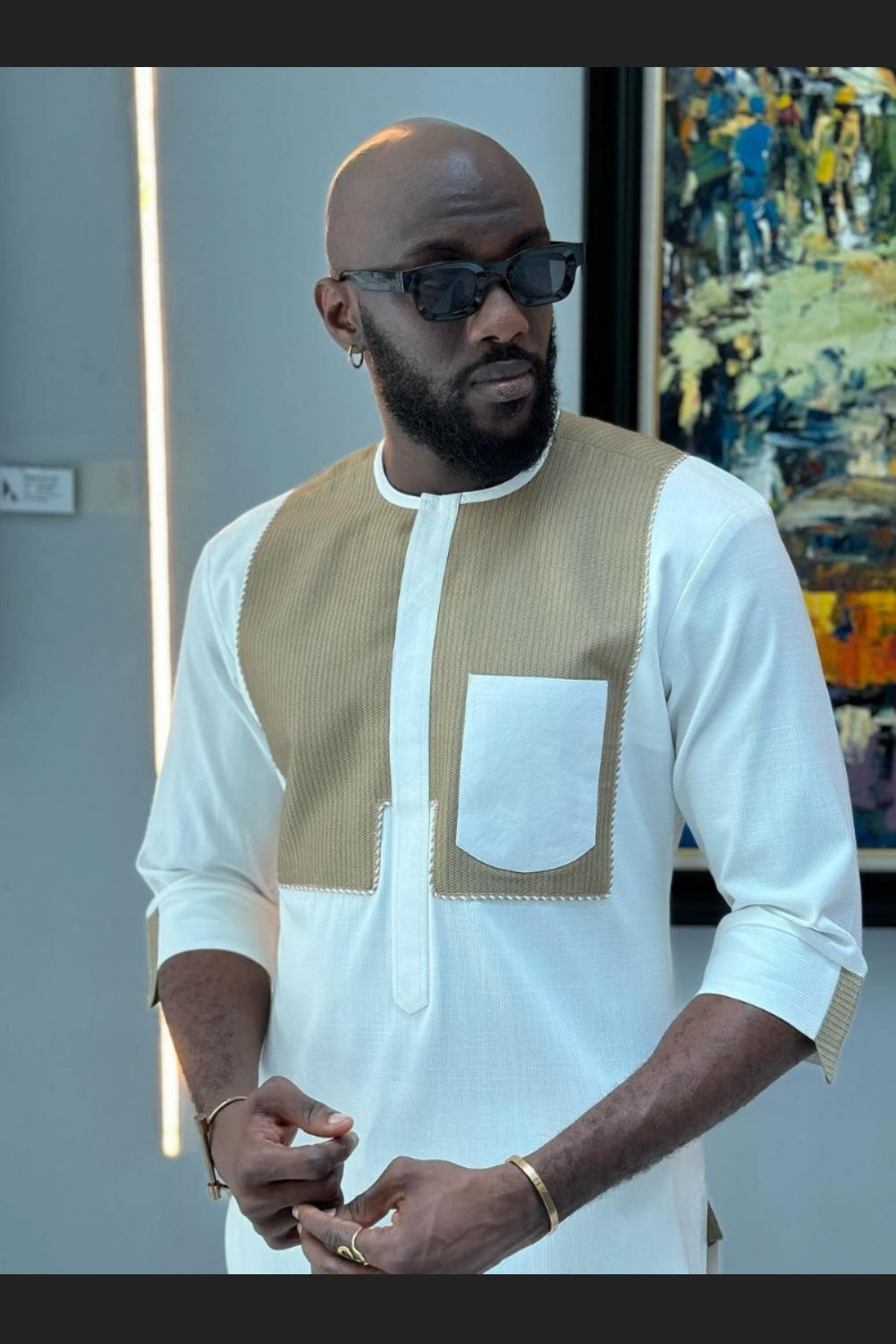 Men's wedding guest outfit