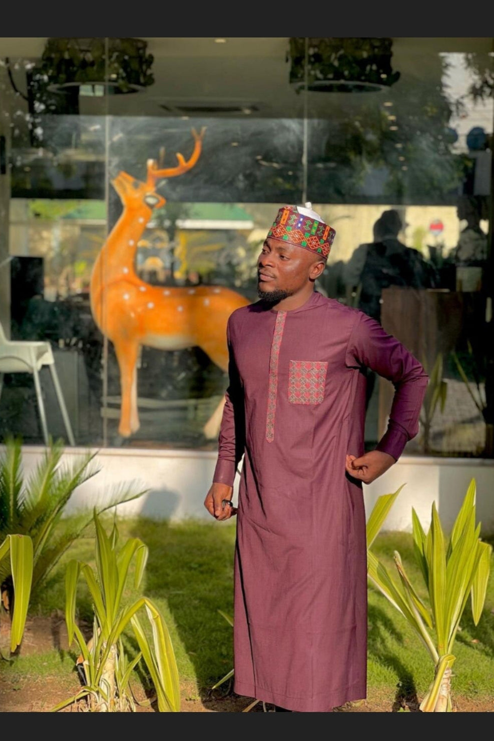 Men's ceremonial African attire