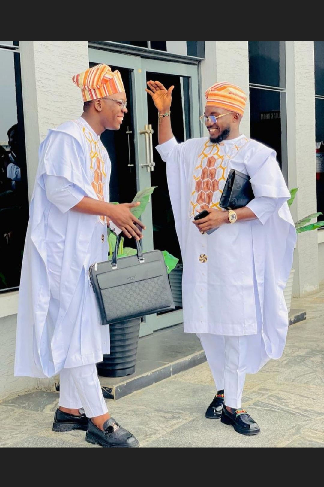 Groomsmen African wedding matching outfit