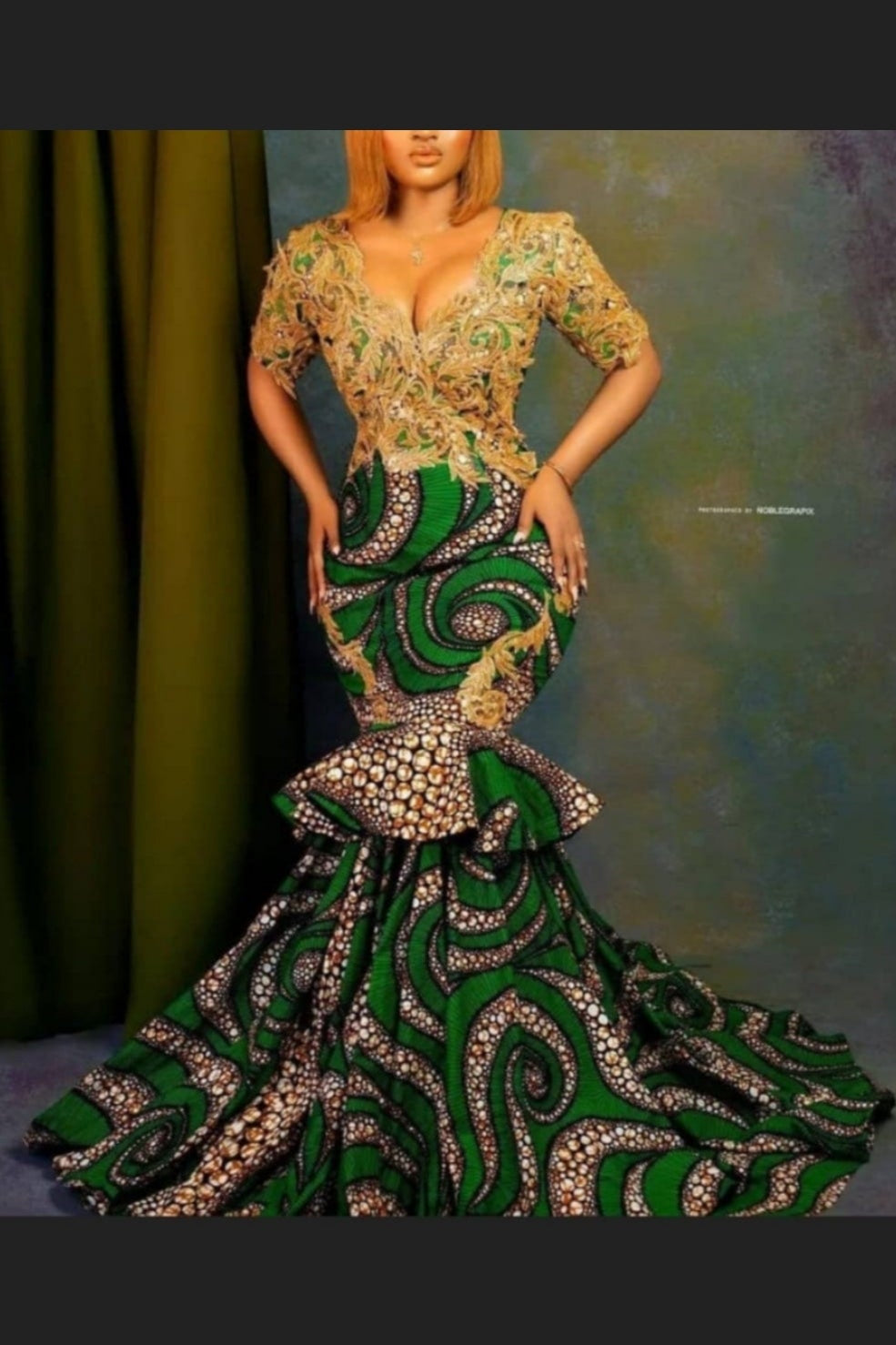 Traditional African wedding suit