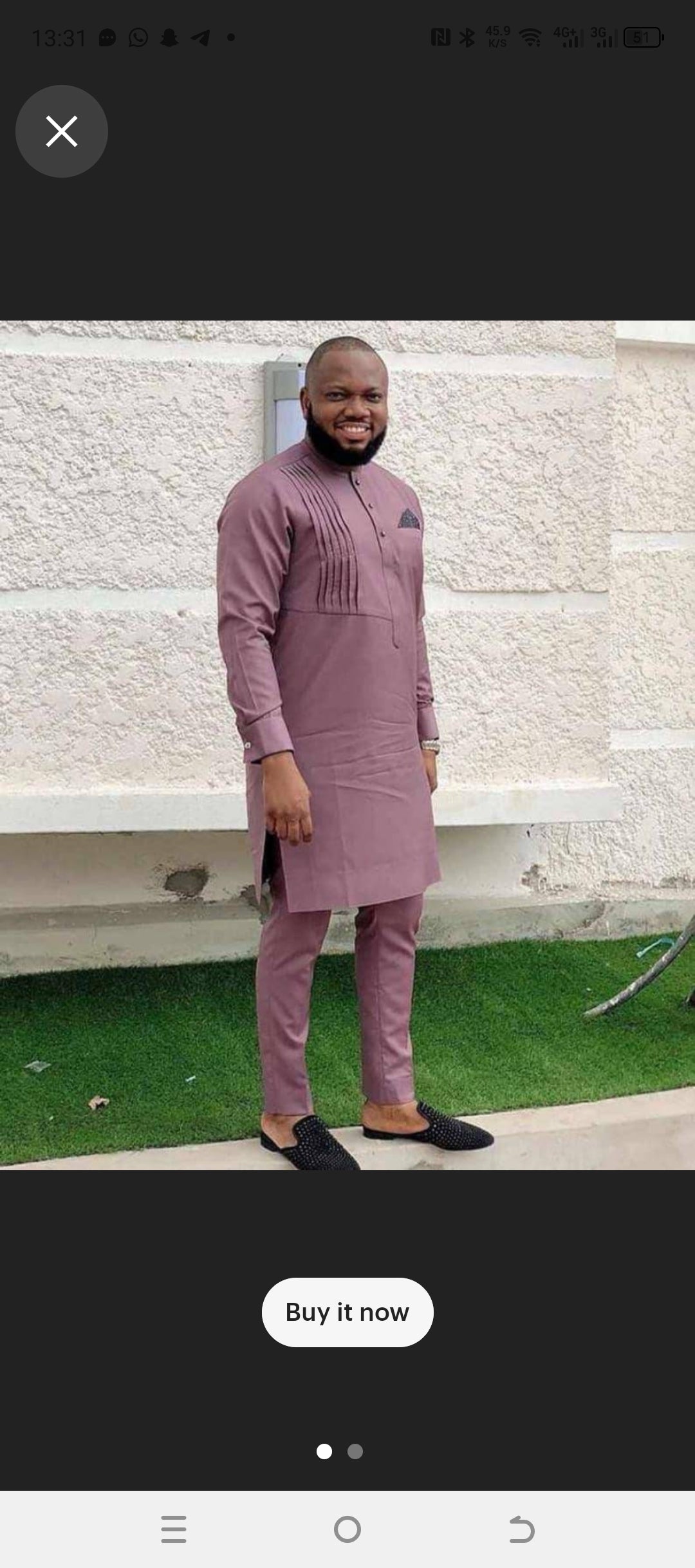 African traditional mens wear