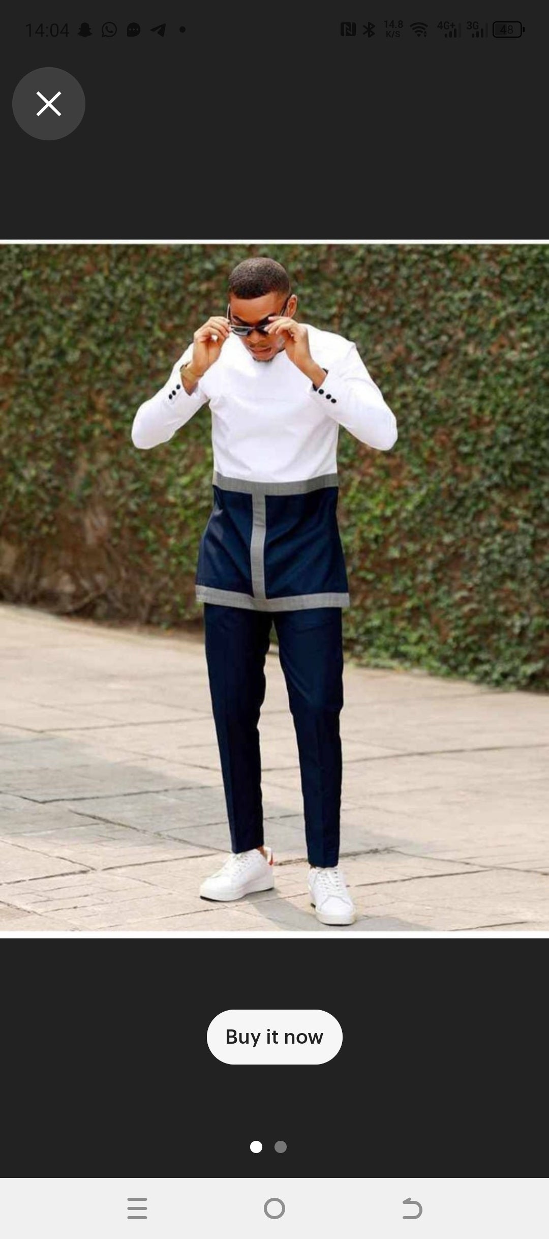 african mens two pieces sets