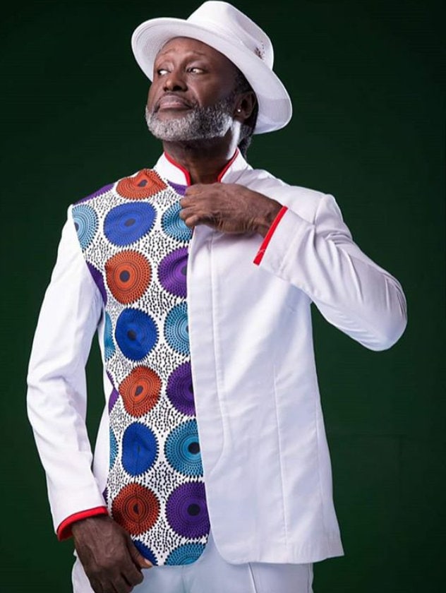 White and Print Men's African Dashiki Clothing for Prom, Weddings and Parties | Afro Dress Shirts and Pants | Caftan