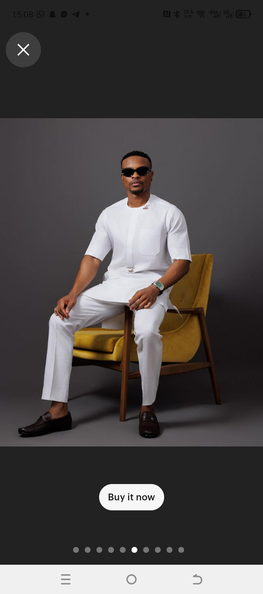Modern mens caftan