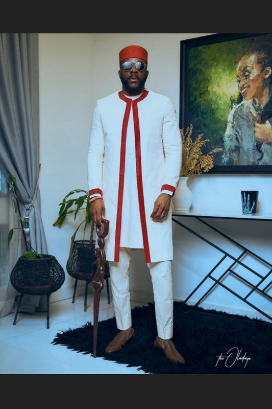 Authentic men's African wedding clothing