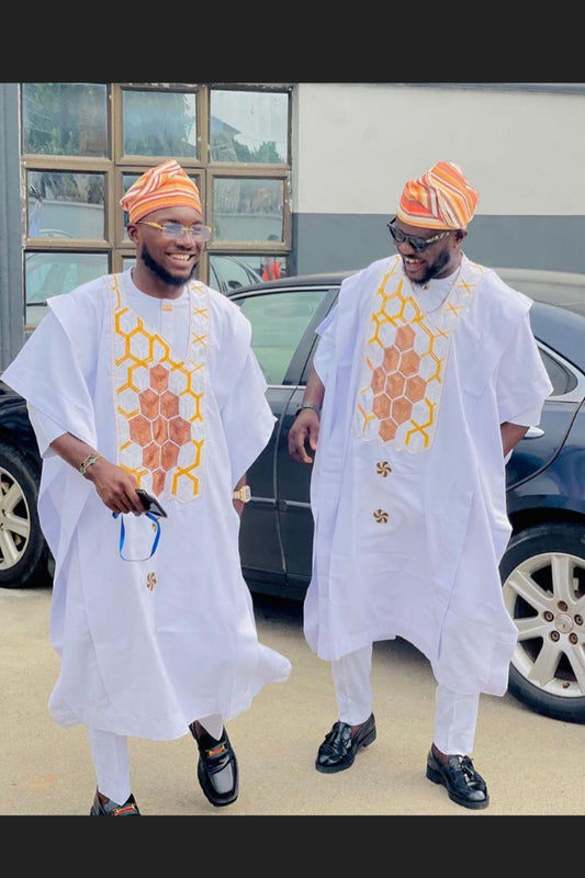 Groomsmen African wedding matching outfit
