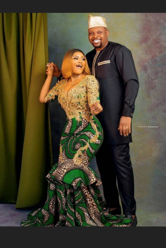 Traditional African wedding suit